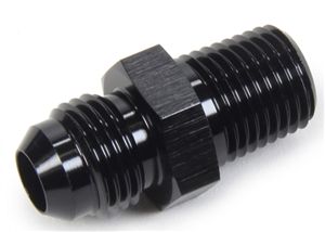 -4 AN To 1/4" NPT Straight Fitting.  Black Anodized.