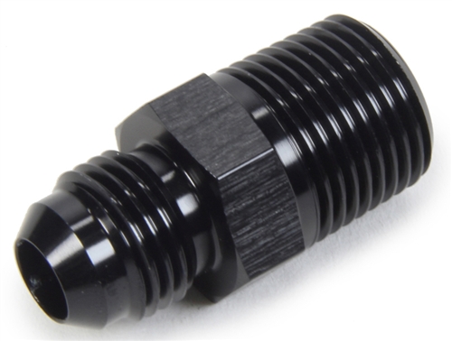 -4 AN To 1/4" NPT Straight Fitting.  Black Anodized.