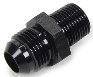 -4 AN To 1/4" NPT Straight Fitting.  Black Anodized.