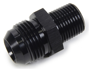 -4 AN To 1/4" NPT Straight Fitting.  Black Anodized.