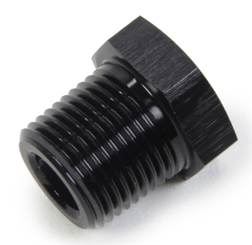 Aluminum Bulkhead Fitting.  Straight.  -6.