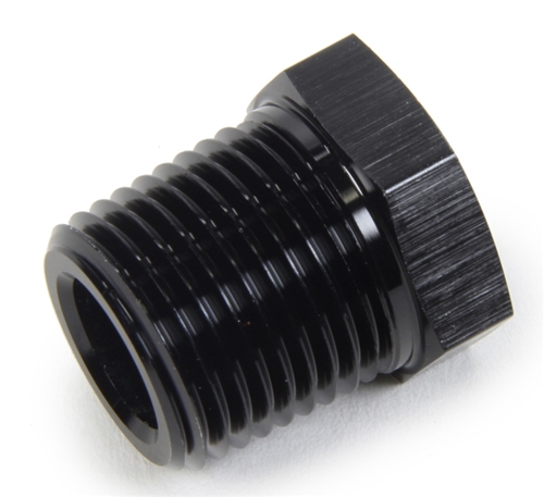 Aluminum Bulkhead Fitting.  Straight.  -6.
