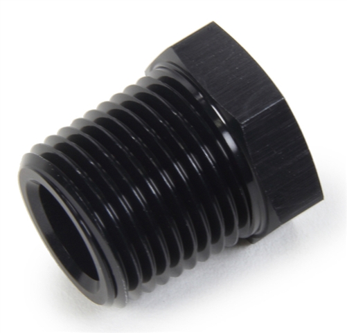 Aluminum Bulkhead Fitting.  Straight.  -6.