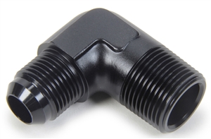 -4 AN To 1/4" NPT Straight Fitting.  Black Anodized.