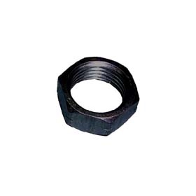 10-32 Aluminum Jam Nut.  Left Hand.  Black.