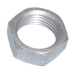 1/2" Jam Nut. Left Hand Thread. Aluminum.