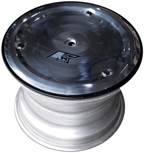 Keizer Midget Rear Wheel.  13"x10".  4" Offset.