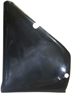 Triple X Midget Left Side Front Panel.  Fiberglass.  Black.