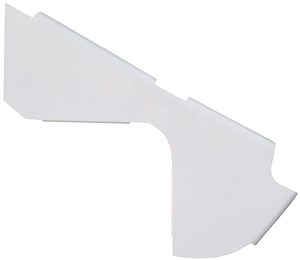 Sprint Car 5-Series Nose side.  White.