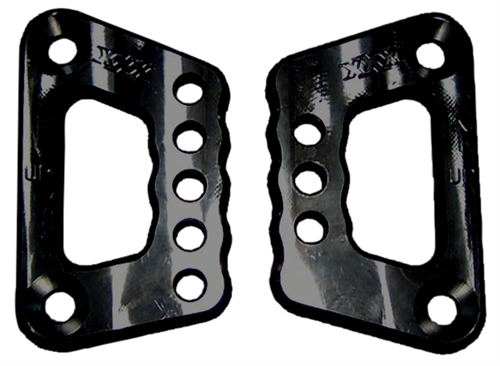 XXX Sprint Car Long Radius Rod Brackets (Sold as pair).  Black.