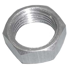 5/8" Jam Nut. Right Hand Thread. Aluminum.