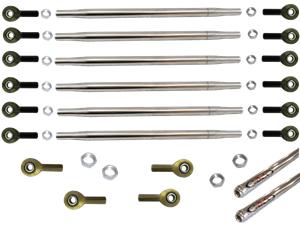 XXX Sprint Car Radius Rod Kit-Polished