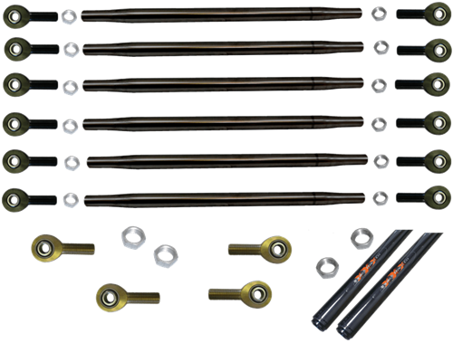 XXX Sprint Car Radius Rod Kit-Black