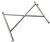 XXX Sprint Car 16" Top Wing Tree.  Titanium.