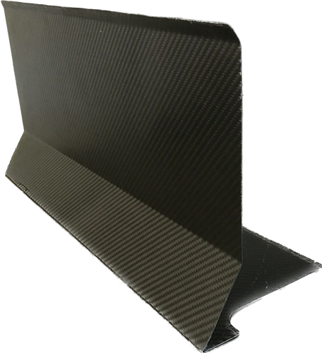 SG Composites Carbon Fiber Sprint Car Radiator Scoop - Air Dam