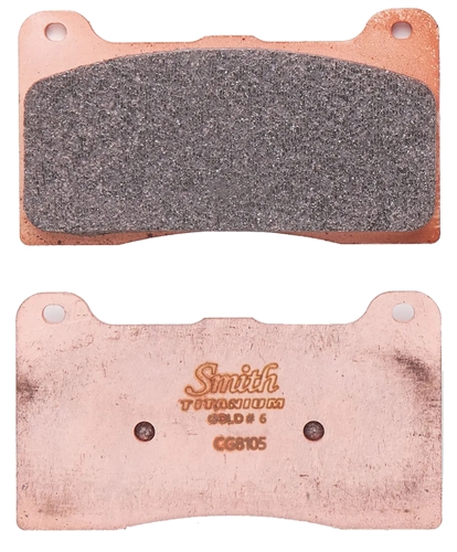 Smith Titanium Inboard #6 Brake Pad Set for Narrow 4 Piston Caliper