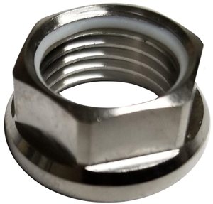 Smith Ti 1/2" Jet Nut with (replaceable) Nylon Lock