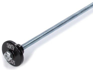 Ti22 Threaded Rod Retaining Kit For Arms And Torsion Stops. Black.  TIP2350