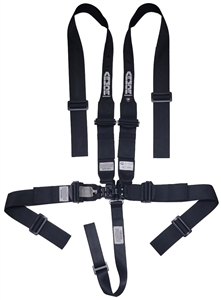 UltraShield Armor Series Latch and Link Seat Belt.  HANS Compatible. Black.