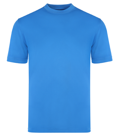 Bugatchi mens t-shirt crew neck blue