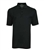 Bugatchi mens black fancy mercerized cotton polo shirt