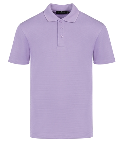 mens ribbed polo shirt small bugatchi lavender purple S