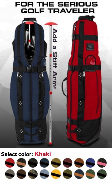 Golf Travel Bag by Club Glove- Burst Proof with wheels