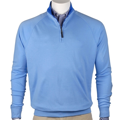 Fairway and Greene interlock Mens Fairway Solid Long Sleeve 1/4 Zip