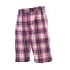 Ian Poulter Signature Tartan Shorts- Hot Pink