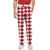 Loudmouth Golf Pants Red Tooth
