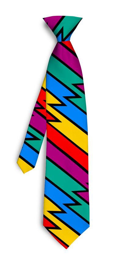 Captain Thunderbolt Silk Tie LoudMouth Golf