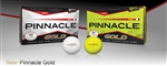 Pinnacle Gold  yellow golf balls personalized