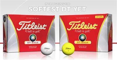 Titleist DT solo custom logo golf balls