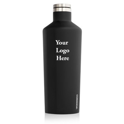 black custom logo canteen corkcicle 60 oz