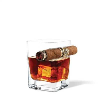 cigar glass custom logo