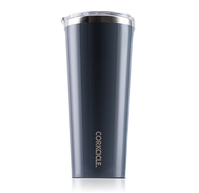 gloss graphite custom logo tumbler corkcicle