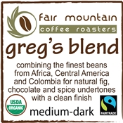 Greg's Blend - Fair Trade Organic