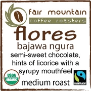 Flores Bajawa Ngura - Fair Trade Organic Rainforest Alliance