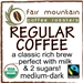 Regular Coffee Blend - Fair Trade Organic