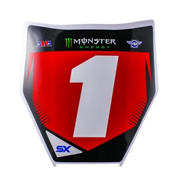 Monster Energy Supercross Number Plate