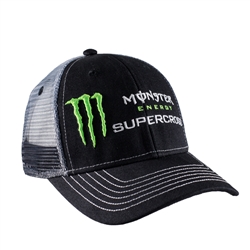 Monster Energy Supercross Sponsor Cap With Mesh Back