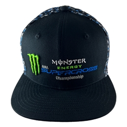 Monster Energy Supercross Blue Mosaic Cap