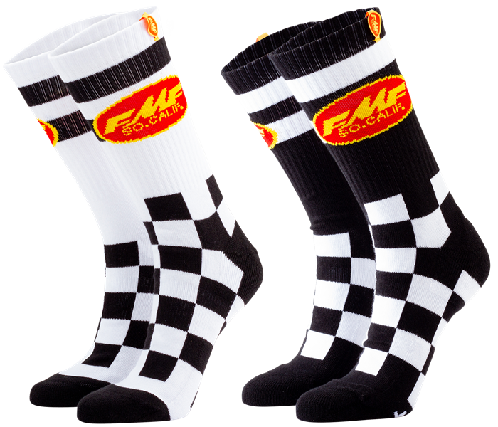 2 Pack FMF Checkered Socks