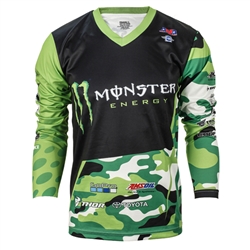 Supercross Green/Camo Jersey