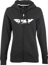 Fly Racing Zip Up Ladies Hoodie