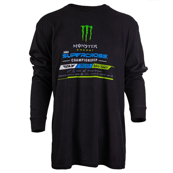 Monster Energy Supercross 23 Long Sleeve Tee Shirt