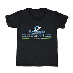 Supercross 2019 Series Black Youth Tee