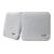 Fusion SM-F65CW SM Series 6.5&quot; Shallow Mount Square Speakers - White Cloth Grill - 100W