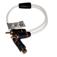 Fusion RCA Cable Splitter - 1 Female to 2 Male - 1
