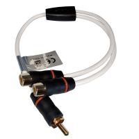 Fusion RCA Cable Splitter - 1 Male to 2 Female - 1